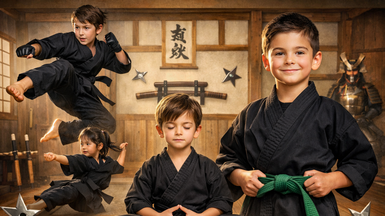 Comment le Ninjutsu Peut Transformer Votre Enfant : De l'énergie canalisée aux nouvelles compétences