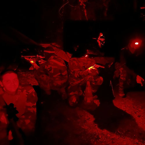 Progression en lumière rouge