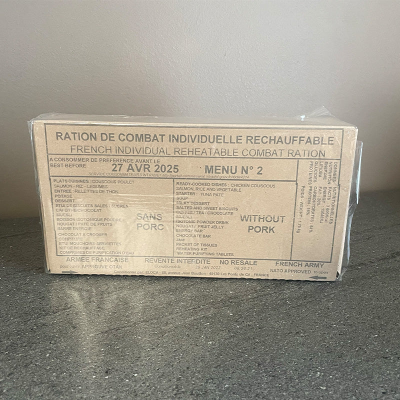 Boite Ration de Combat Armée Française