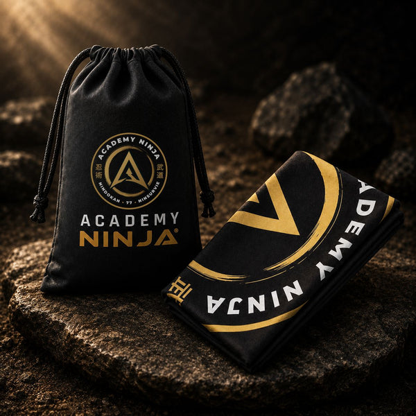 Serviette microfibre Academy Ninja avec son sac de transport