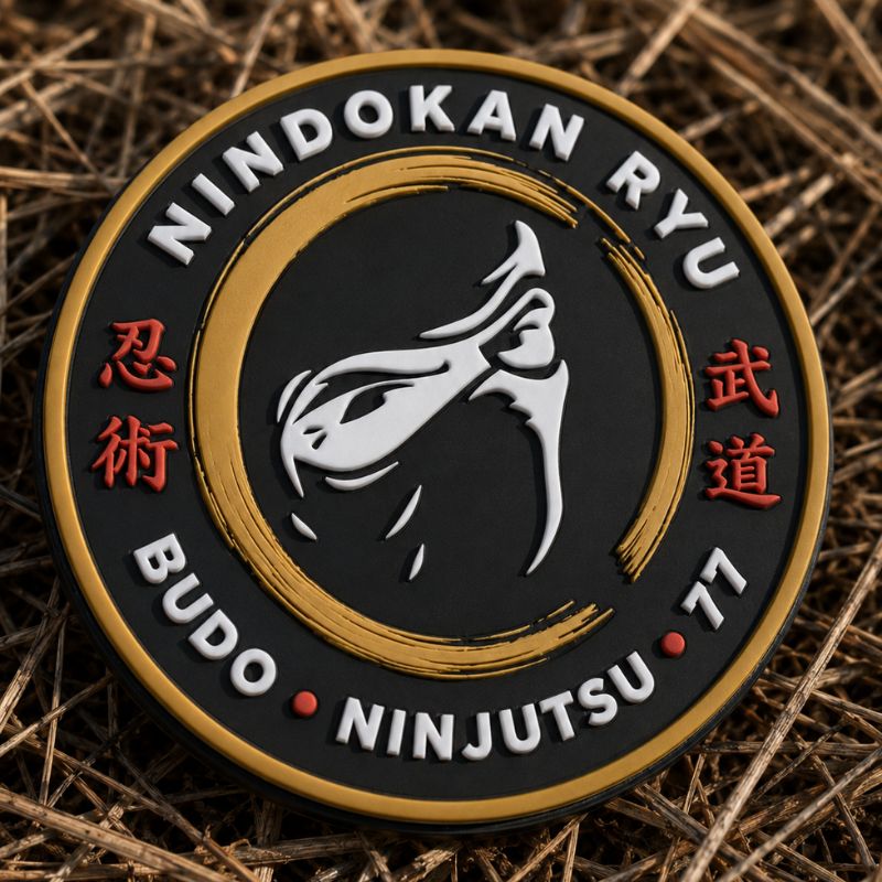 ÉCUSSON NINJA À SCRATCH · 10 CM