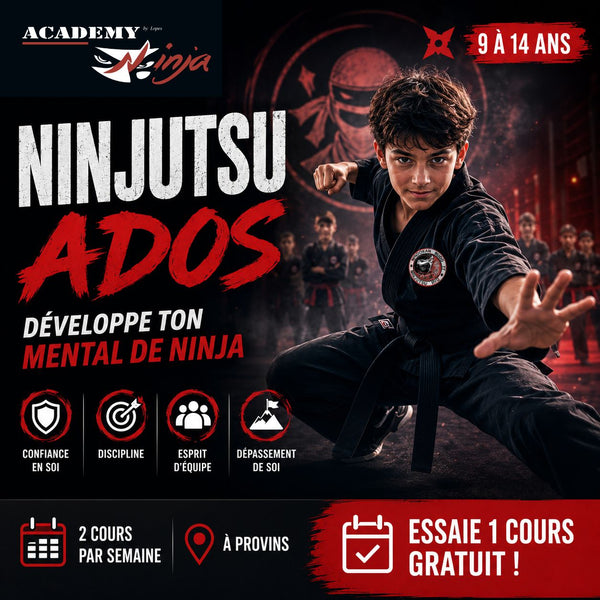 NINJA ADOS · Ninjutsu 9 à 14 ans