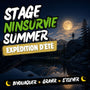 Expédition d'été NINSURVIE en montagne, bivouac dès 13 ans