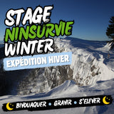 Expédition hivernale NINSURVIE au Mont d'Or, bivouac sur neige
