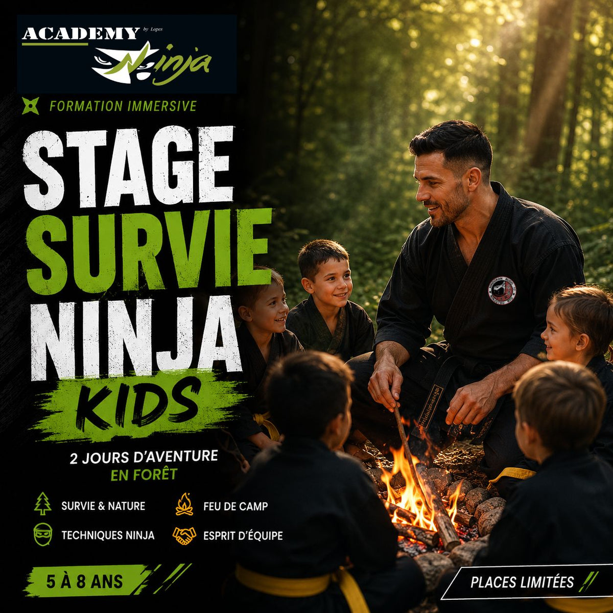 NIVEAU KIDS | Stage Survie Ninja