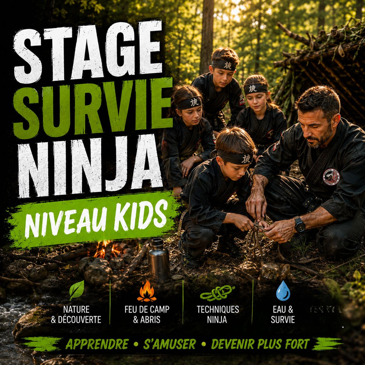 NIVEAU KIDS | Stage Survie Ninja