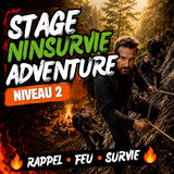 Stage NINSURVIE Adventure, bivouac et escalade en forêt dès 13 ans