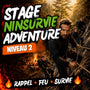 Stage NINSURVIE Adventure, bivouac et escalade en forêt dès 13 ans