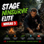 Stage NINSURVIE Elite, expédition survie intensive dès 16 ans